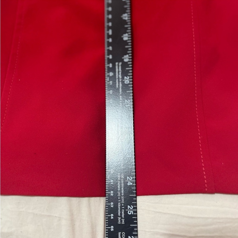 Zara Sweetheart Off the Shoulder Puff Sleeve Red Valentine’s Day Mini Dress M - Picture 12 of 14